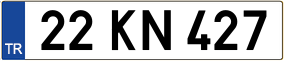 Truck License Plate